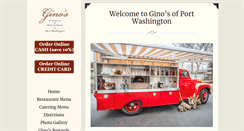 Desktop Screenshot of ginosofportwashington.com