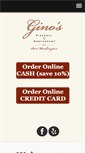Mobile Screenshot of ginosofportwashington.com